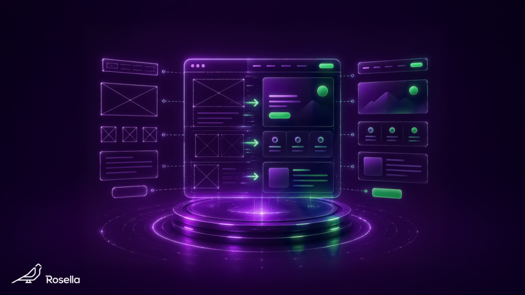 مخطط الصفحة Wireframe، بدون معلم!